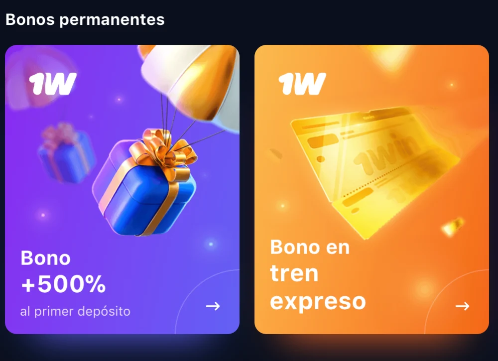 Uno de los mayores atractivos de 1Win son sus bonos